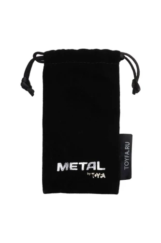 Серебристый утяжелитель на мошонку TOYFA Metal