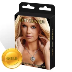Золотистая цепочка с сердцем "TITANIC" Heart Necklace
