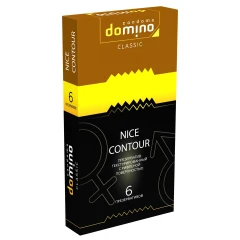 Презервативы с рёбрышками Domino Harmony - 6 шт.